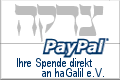 Spenden Sie mit PayPal - schnell, kostenlos und sicher!