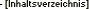Inhaltsverzeichnis